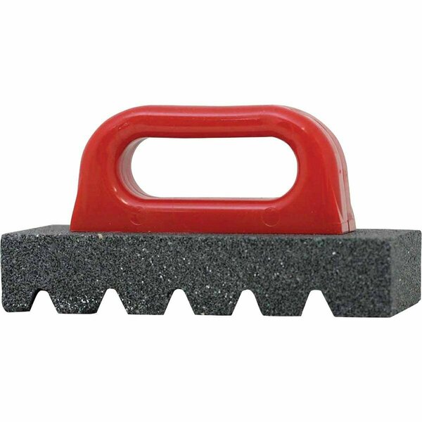 All-Source 8 In. Fluted Rubbing Brick with Handle 6068
